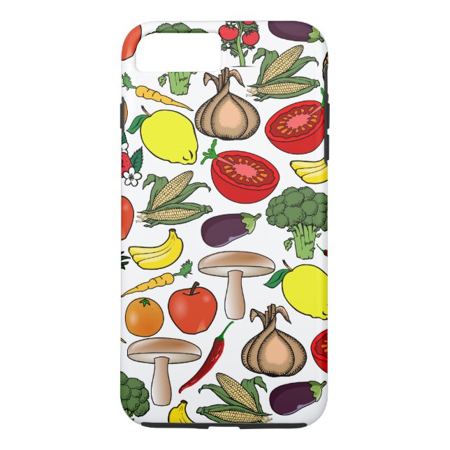 Coques Case-Mate iPhone Cas de téléphone de fruits et de légume (Dos)