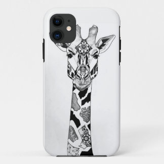 Coques Pour iPhone Cas de téléphone de girafe de patchwork
