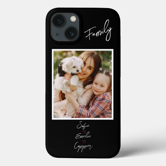 Coques Case-Mate iPhone Cas de téléphone familial - Nom personnalisé (Verso)