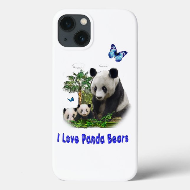 Coques Case-Mate iPhone Cas de téléphone Panda Bear (Verso)