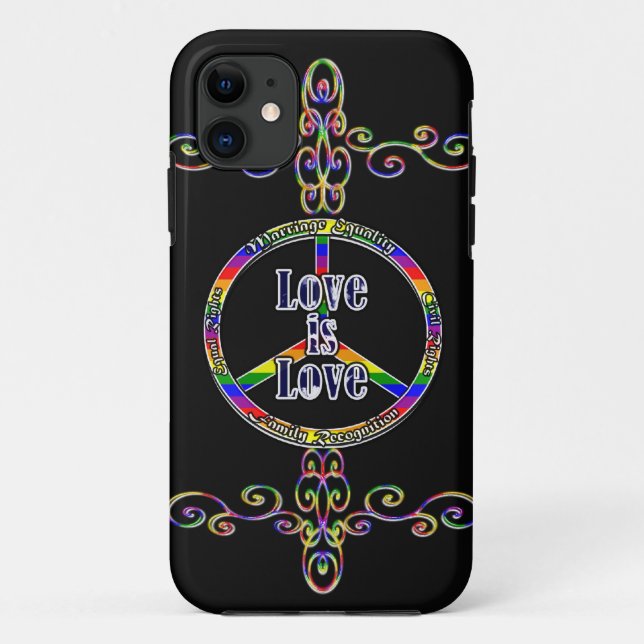 Coques Case-Mate iPhone Cas d'Iphone 5 d'égalité de mariage (Dos)