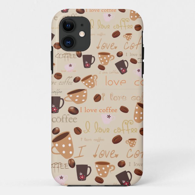 Coques Case-Mate iPhone Cas d'Iphone 5 "j'aime le café " (Dos)
