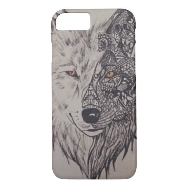 Coques Case-Mate iPhone Cas d'IPhone X de loup (Dos)