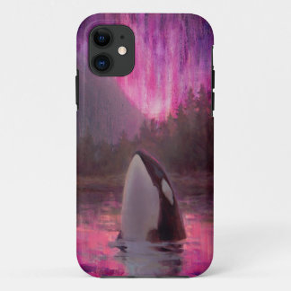 Coque Case-Mate Pour iPhone Cas d'orque d'épaulard et de téléphone de lumières