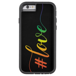 Etui iPhone 13 Cas d'Otterbox d'AMOUR d'arc-en-ciel