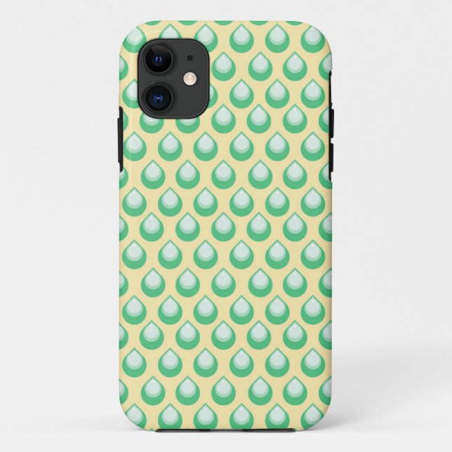 Coques Case-Mate iPhone Cas doux de téléphone de pluie d'été de (Dos)