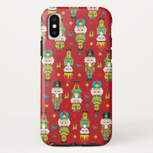 Coque Case-Mate Pour iPhone Cas dur du motif dix de casse-noix de Noël