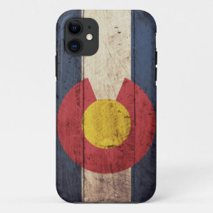 Etui iPhone Case-Mate Cas en bois de l'iPhone 5 de drapeau du Colorado