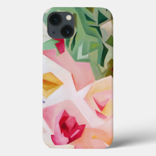 iPhone 13 Coque Cas floral abstrait rose de l'iPhone 6
