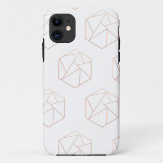 Etui iPhone Case-Mate Cas géométrique de téléphone d'hexagone