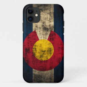 Coque Case-Mate Pour iPhone Cas grunge de l'iPhone 5 de drapeau du Colorado à