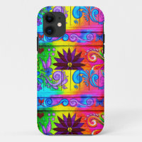 cas hippie psychédélique super de téléphone