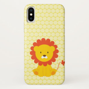 Coque Case-Mate Pour iPhone Cas mignon de l'iPhone 5 de pois de jaune de lion