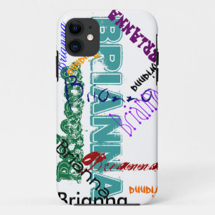Coques Pour iPhone Cas nommé de l'iPhone 5 de cas de Brianna