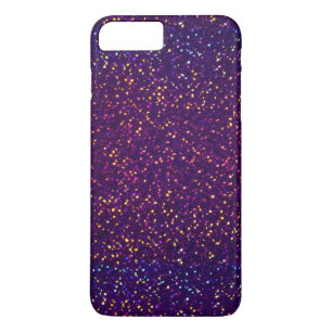 Coque iPhone 8 Plus/7 Plus Cas plus de l'iPhone 7 pourpres bleus de motif de