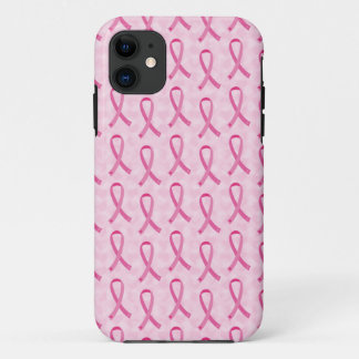Coque iPhone 11 Cas rose de l'iPhone 5 de conscience de cancer du
