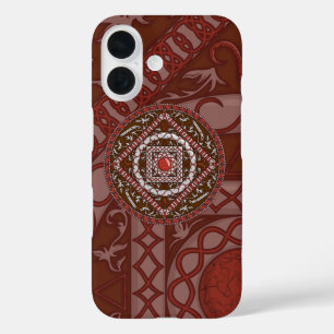 Coques iPhone 16 Cas téléphonique Coque-Mate Aries Mandala