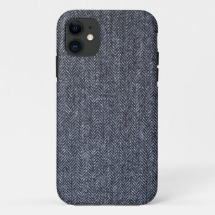 Etui iPhone Case-Mate Cas : Tissu tweed gris