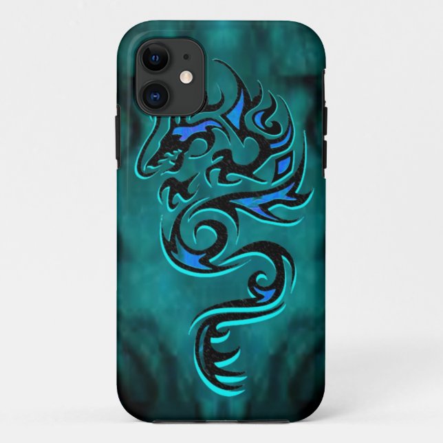 Coques Case-Mate iPhone cas tribal de téléphone de dragon (Dos)