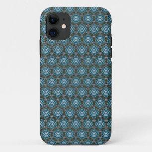 Coque iPhone 11 Cas turquoise terreux de l'iPhone 5 de motif de