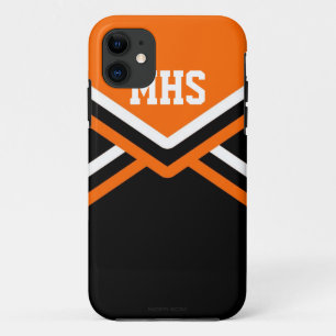 Coque iPhone 11 Cas uniforme d'Iphone 5/5s d'acclamation orange