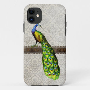 Etui iPhone Case-Mate Cas vintage de l'iPhone 5 d'illustration de paon