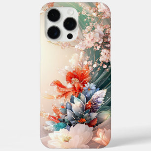 Coques iPhone 16 Pro Max Cascade florale enchantée