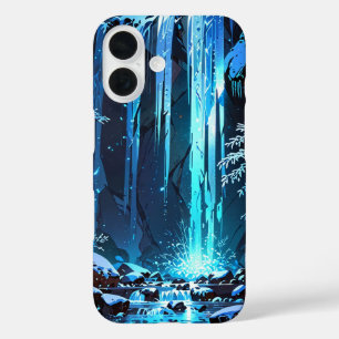 Coques iPhone 16 Cascade gelée d'hiver