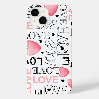 Coque Pour iPhone 14 Case Mate Para iPhone LOVE