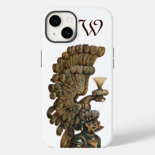 Coque Pour iPhone 14 CASQUE DE CHEVALIER ANTIQUE AVEC monogramme D'AAGL