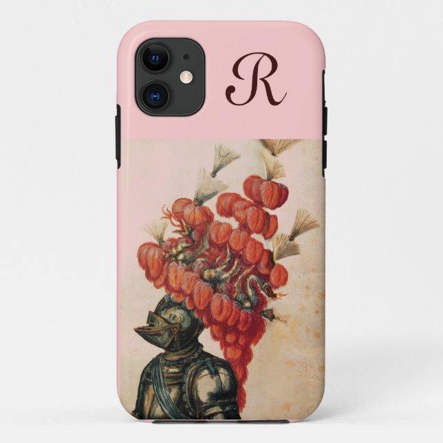 COQUES Case-Mate iPhone CASQUE DE CHEVALIER ANTIQUE, DRAGONS ET PIEDS ROUG (Dos)