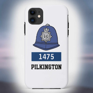 Case-Mate iPhone Case Casque de policier britannique - Ajouter le numéro