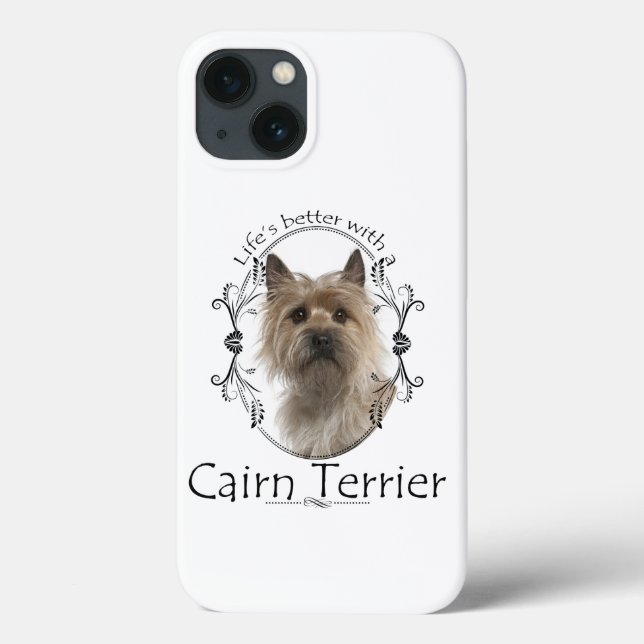 Coques Case-Mate iPhone Casque Wallet pour iPhone de Cairn Terrier (Verso)