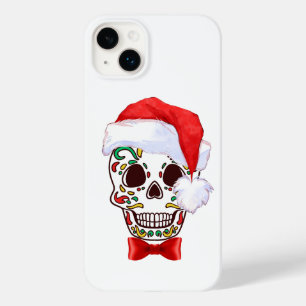 Coque Pour iPhone 14 Plus Casquette de crâne à sucre de Noël - téléphone/ipa