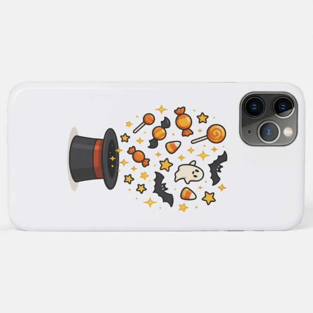 Coques Case-Mate iPhone Casquette magique d'Halloween (Dos (Horizontal))
