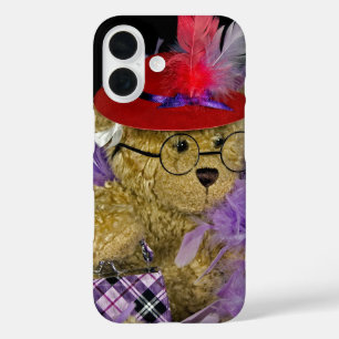 Coques iPhone 16 Casquette rouge Teddy Bear