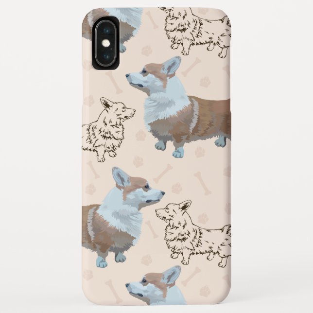 Coques Case-Mate iPhone Casse téléphonique Corgi (Dos)
