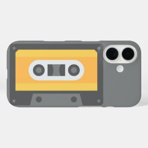 Coques iPhone 16 Cassette Audio Bande