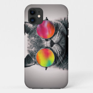 COQUE iPhone 11  CAT DANS L'ESPACE
