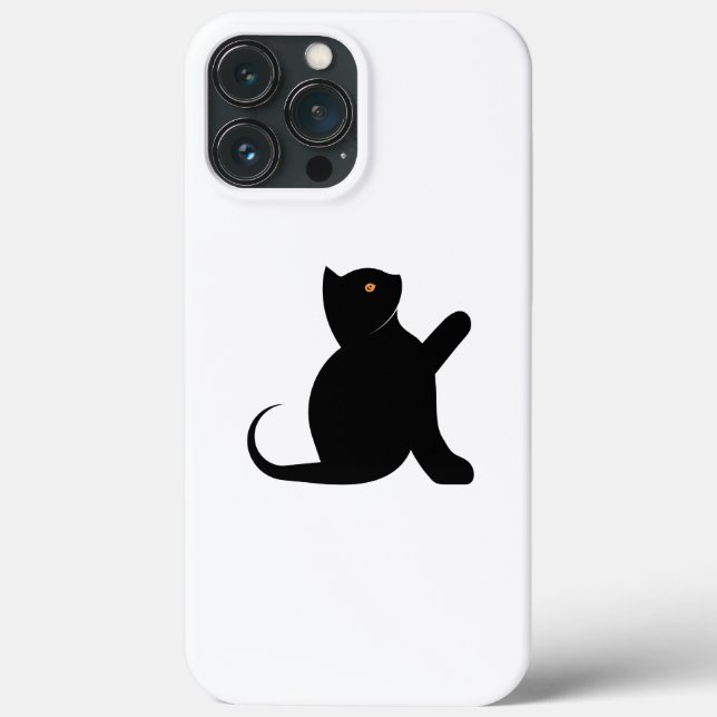 Coques Case-Mate iPhone Cat dit bonjour (Verso)