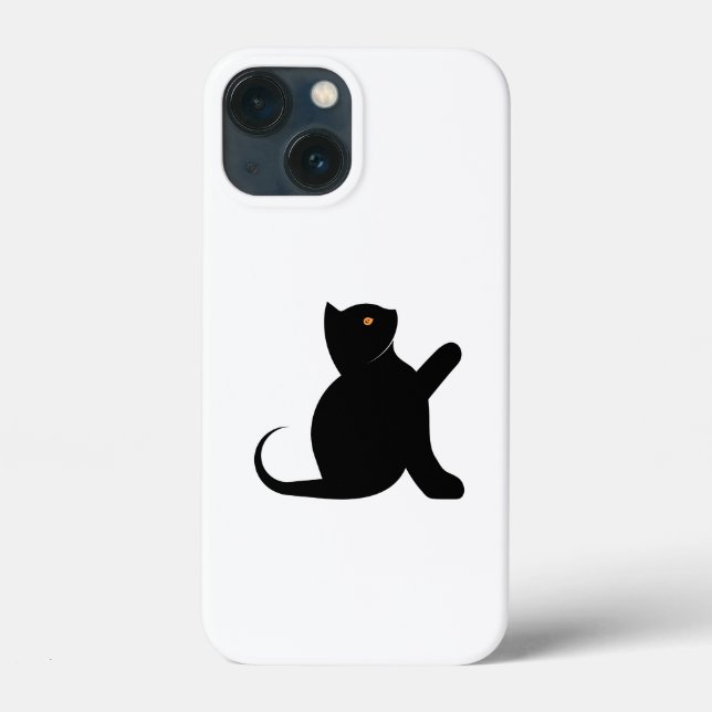Coques Case-Mate iPhone Cat dit bonjour (Verso)