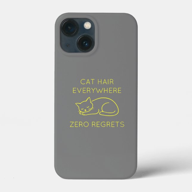 Coques Case-Mate iPhone Cat hair everywhere zero regrets (Verso)