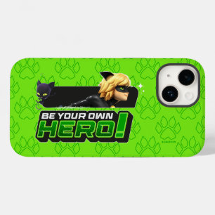 Coque Pour iPhone 14 Cat Noir Soyez votre propre héros