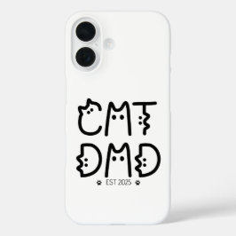 Coques iPhone 16 Cat Papa Année personnalisée