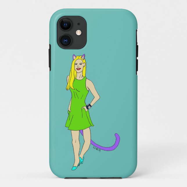 Coques Case-Mate iPhone catgirl (Dos)