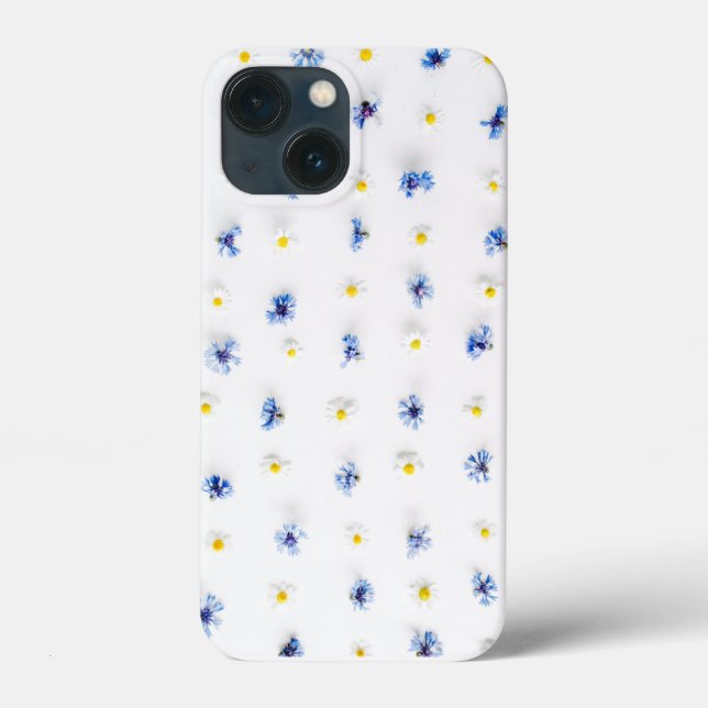 Coques Case-Mate iPhone Cath Kidston Londres Design fleurs bleues (Verso)