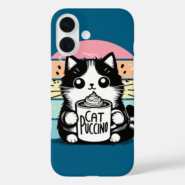 Coques Case-Mate iPhone Catpuccino 3 (Verso)