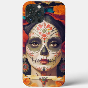 Case-Mate iPhone Case Catrina Day Of Dead 1 Avec Texte