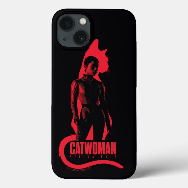 Coques Case-Mate iPhone Catwoman Selina Kyle Chat Silhouette (Verso)