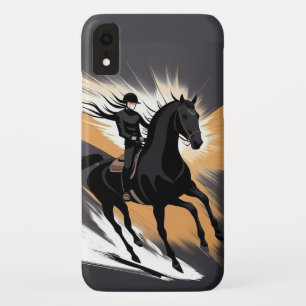 Case-Mate iPhone Case Cavalier Galopant Sous la Lumière de la Lune